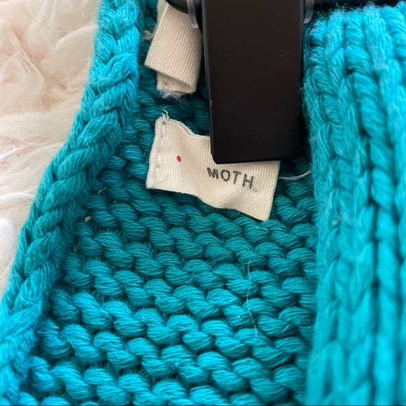 Moth teal colored knit top - Picture 6 of 8